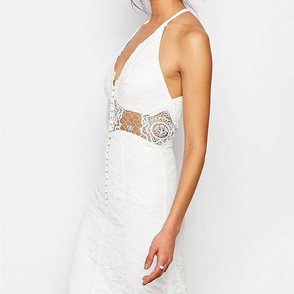 🦄REDUCED🦄 JARLO White Boho Lace Wedding Dress - Picture 2 of 9